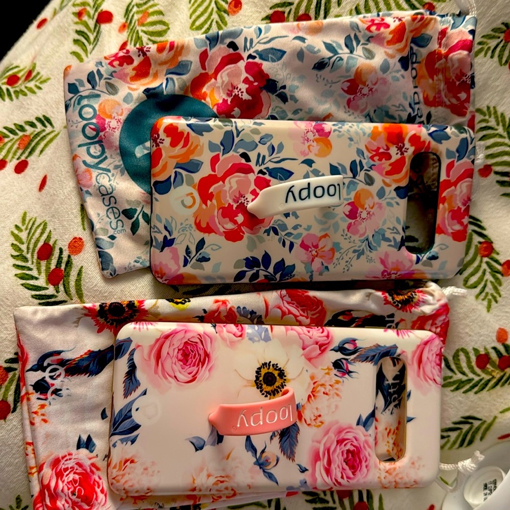 Loopy Case Samsung s10 cases in peonies and blossoms